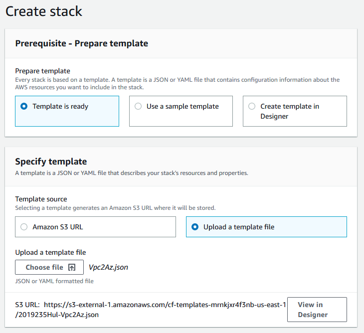 Create Stack