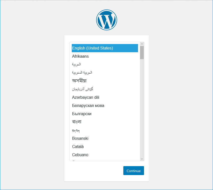 WordPress Setup